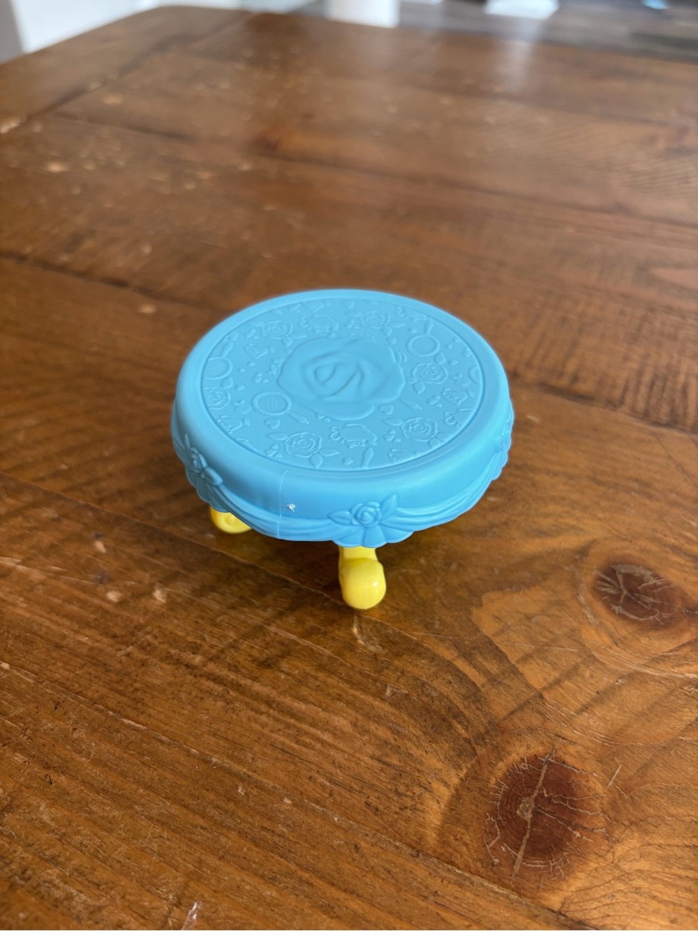Fisher Price Little People Blue & Yellow Table House Castle Princess Belle as is